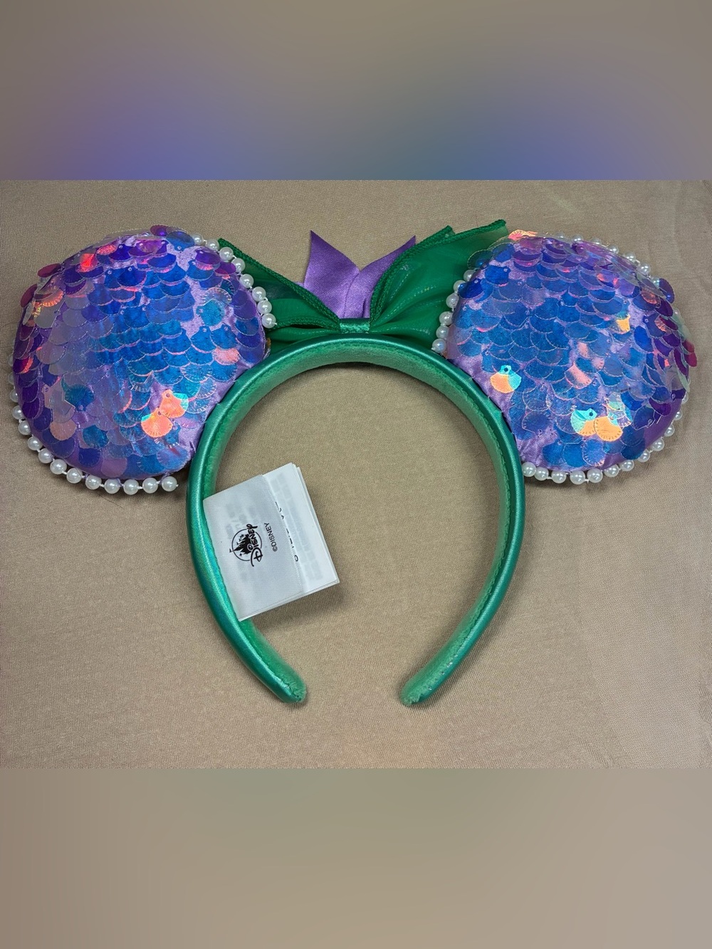Authentic pair of Disney Parks Ariel “The Little Mermaid” Ears